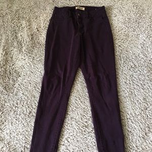 BLUE SPICE purple skinny jeans